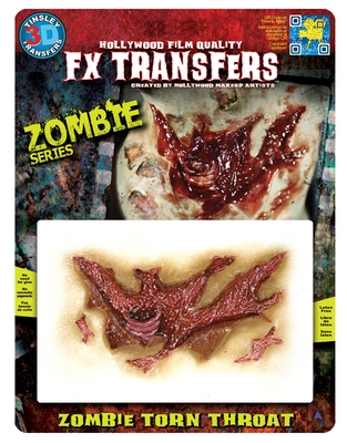 Zombie Torn Throat 3D FX Transfers Zombie Torn Throat 3D FX Transfers